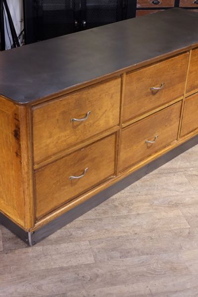 meuble de metier ancien en chene